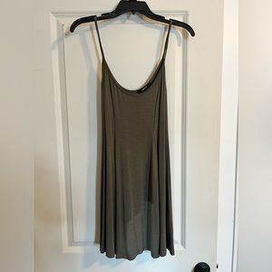Green Flowy Tank Top Dress - size small from Forever 21